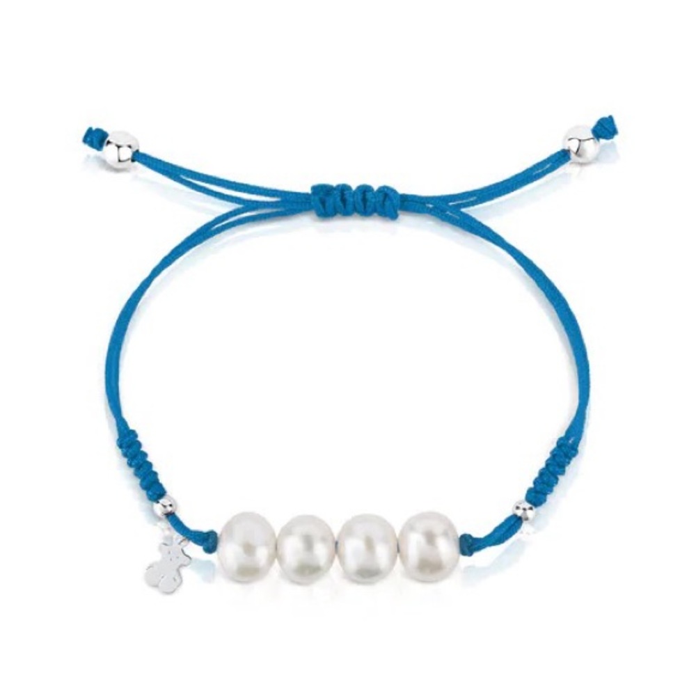 Tous cord blue bracelet RARE